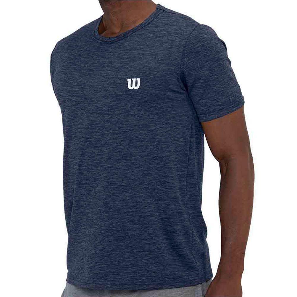 Polera Hombre Jaspeada Marino Wilson-1