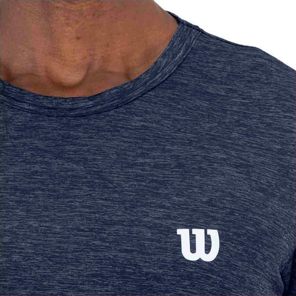 Polera Hombre Jaspeada Marino Wilson-2