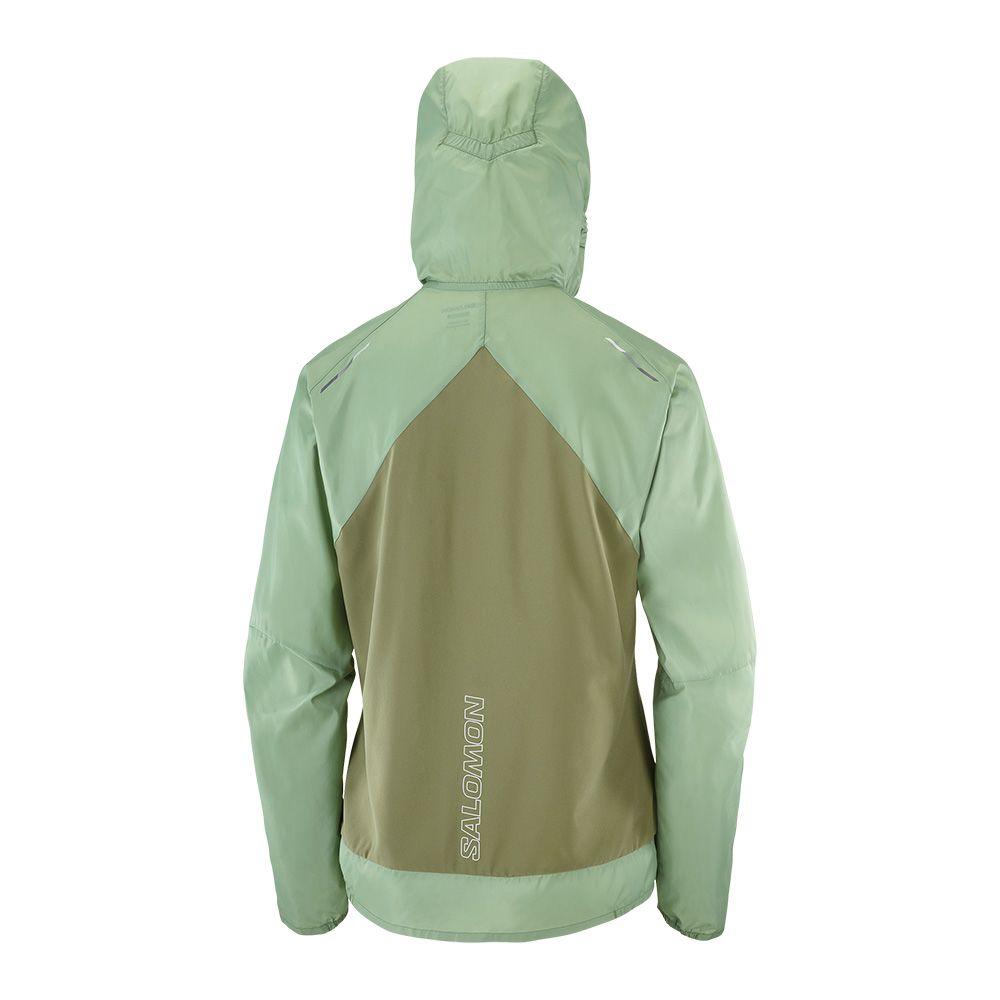 Chaqueta Mujer Bonatti Cross Fz Hoodie W Verde Salomon-2