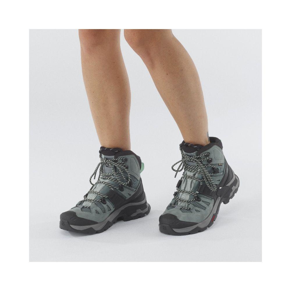 Zapatilla Mujer Quest 4 Gtx Gris Salomon-6