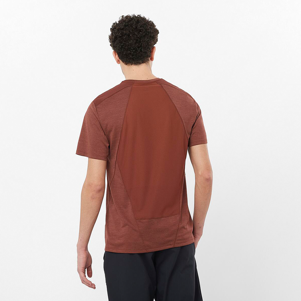 Polera Hombre Outline Ss Tee M Ma Salomon-1