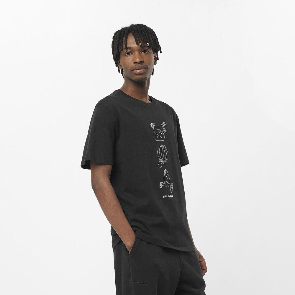 Polera Hombre Worthy Ss Tee M Ne Salomon-1