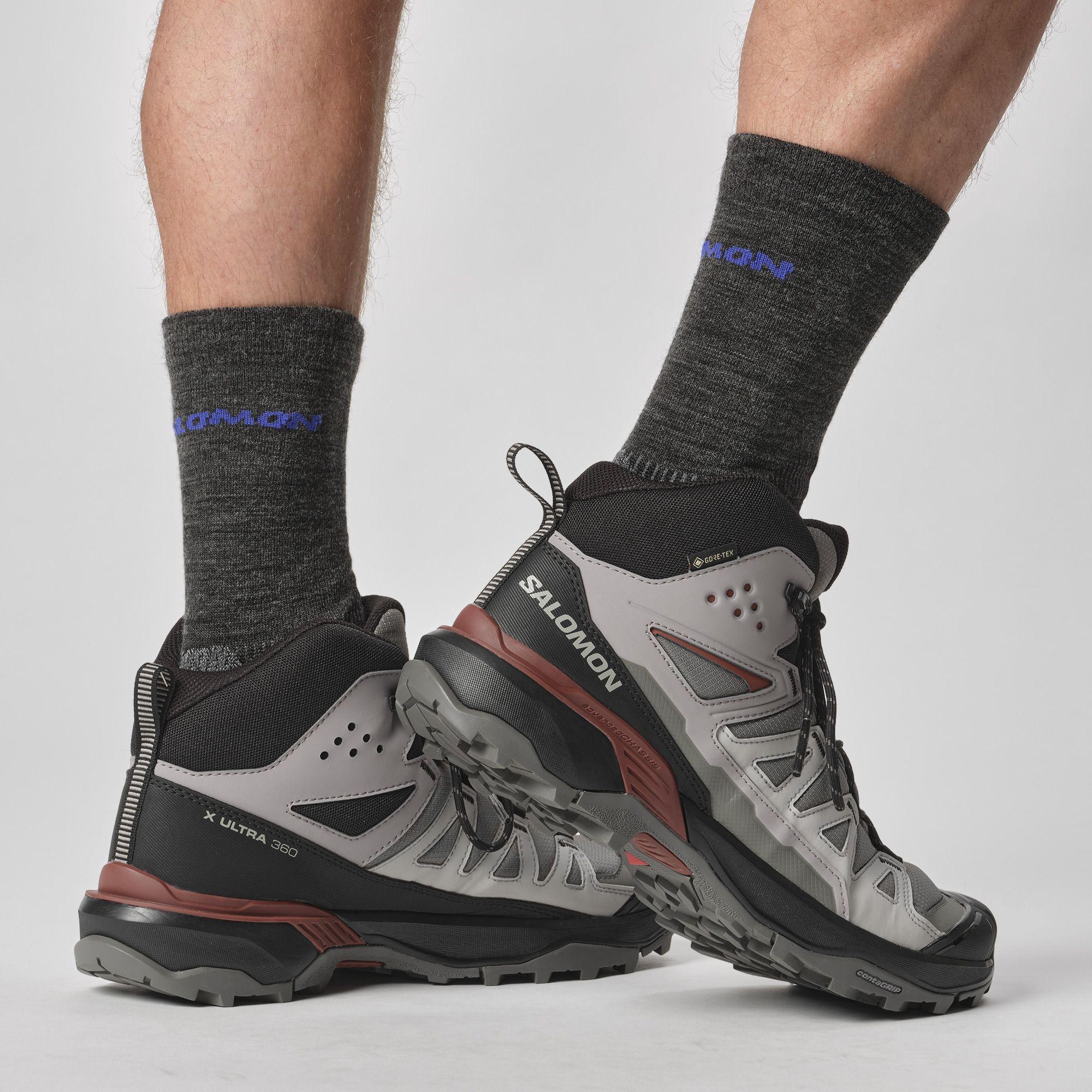 Zapatilla Hombre X Ultra 360 Mid Gtx Gris Salomon-8