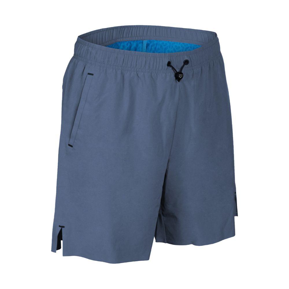 Short Playa Hombre Evo Solid Azul Arena-1