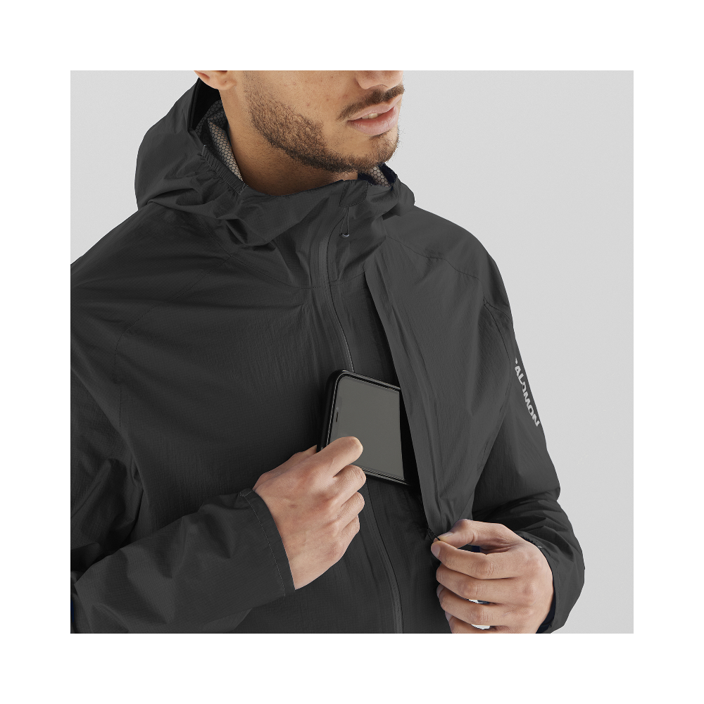 Chaqueta Hombre Bonatti Wp Negra Salomon-4