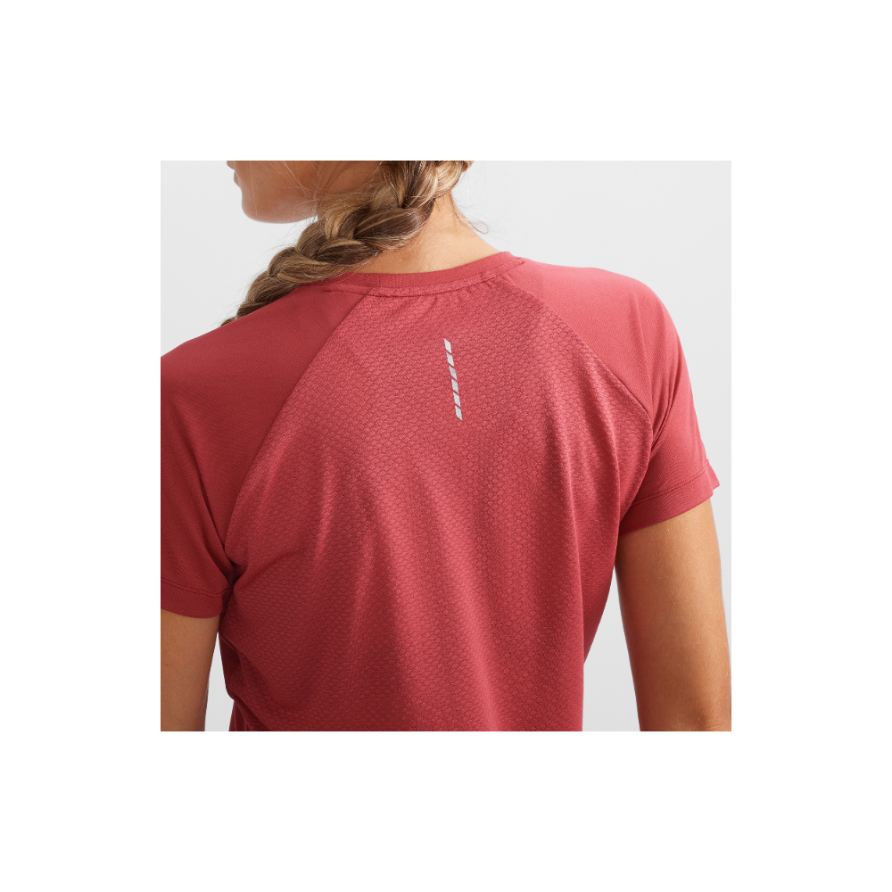 Polera Mujer Cross Rebel Earth Rojo Salomon-4