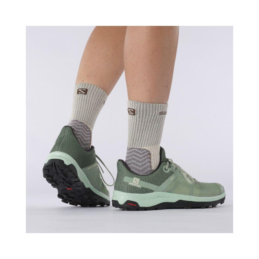 Zapatilla Mujer Outline Prism Gtx Azul Salomon-7