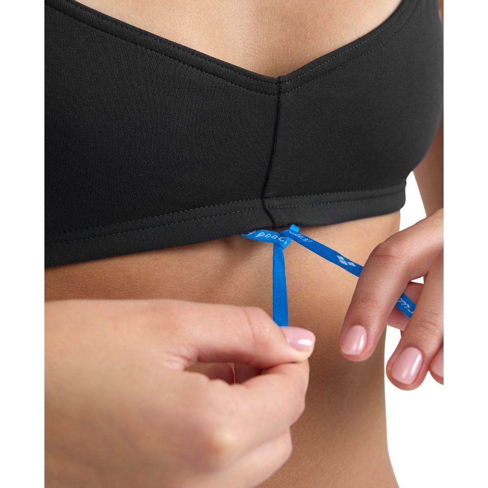 Top De Bikini Bandeau Live Rule Negro Arena-4