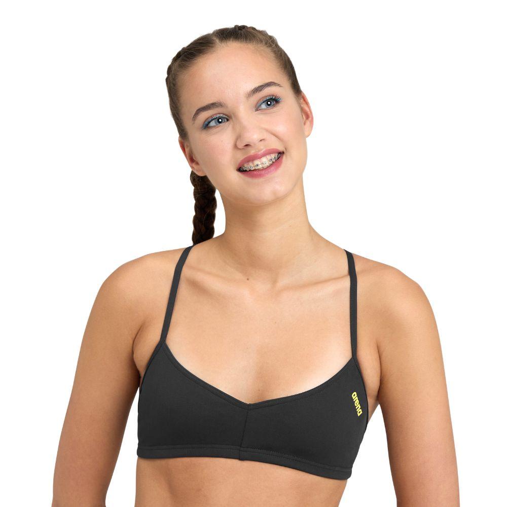 Top De Bikini Bandeau Live Rule Negro Arena-6