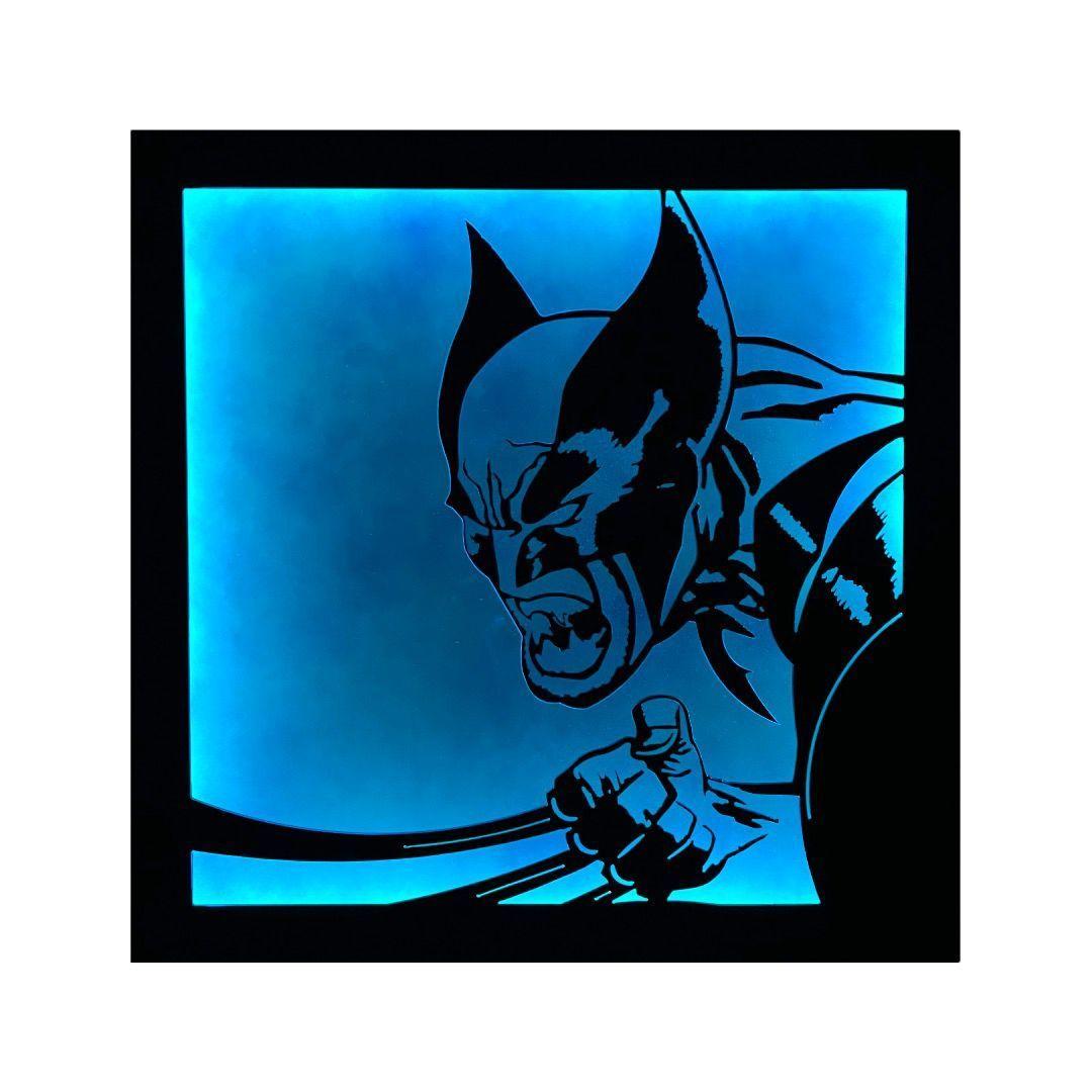 Cuadro Retroiluminado modelo Wolverine 1-3