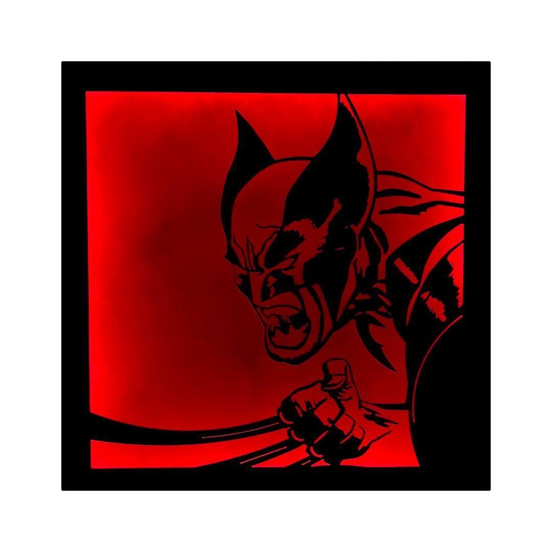 Cuadro Retroiluminado modelo Wolverine 1-4