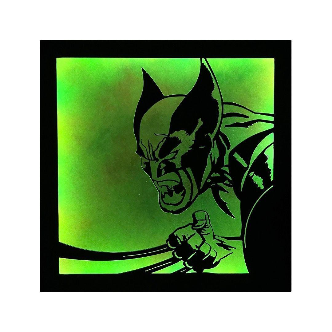 Cuadro Retroiluminado modelo Wolverine 1-5