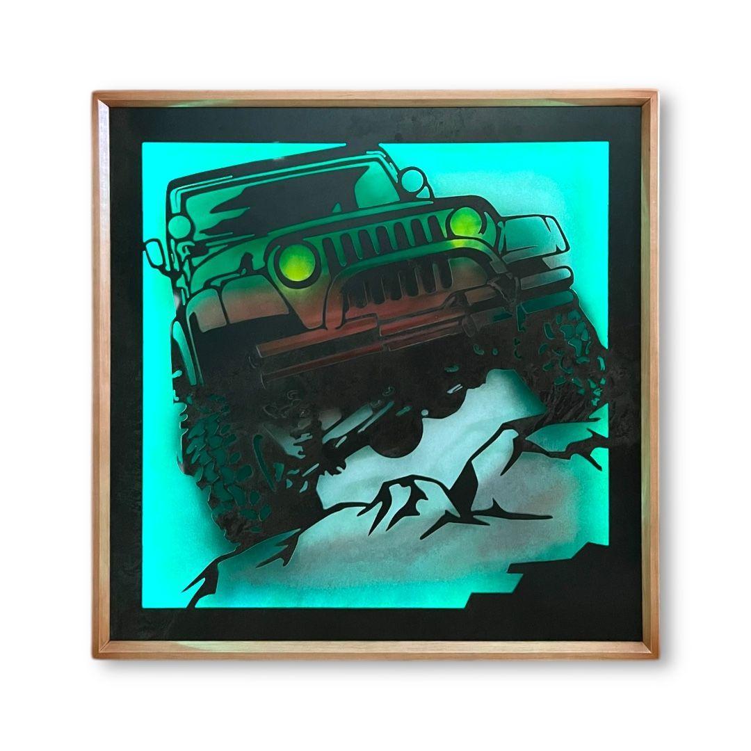 Cuadro Retroiluminado modelo 4x4 Todoterreno-3