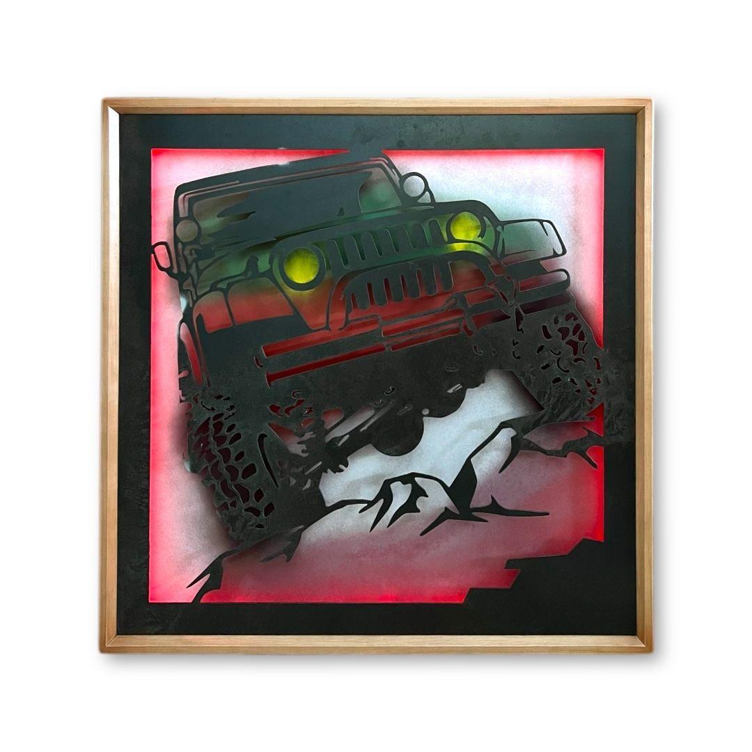 Cuadro Retroiluminado modelo 4x4 Todoterreno-4