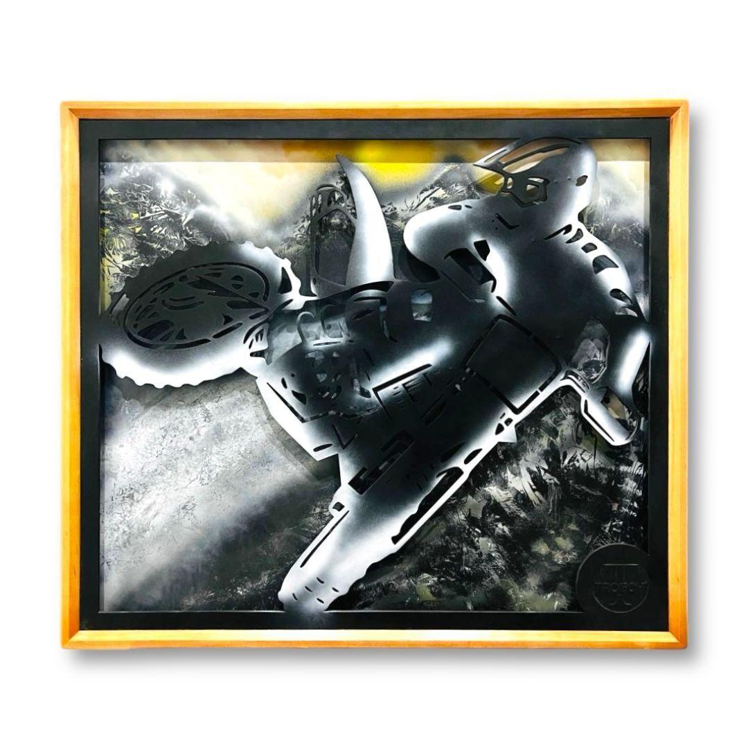 Cuadro Retroiluminado modelo Motocross-2