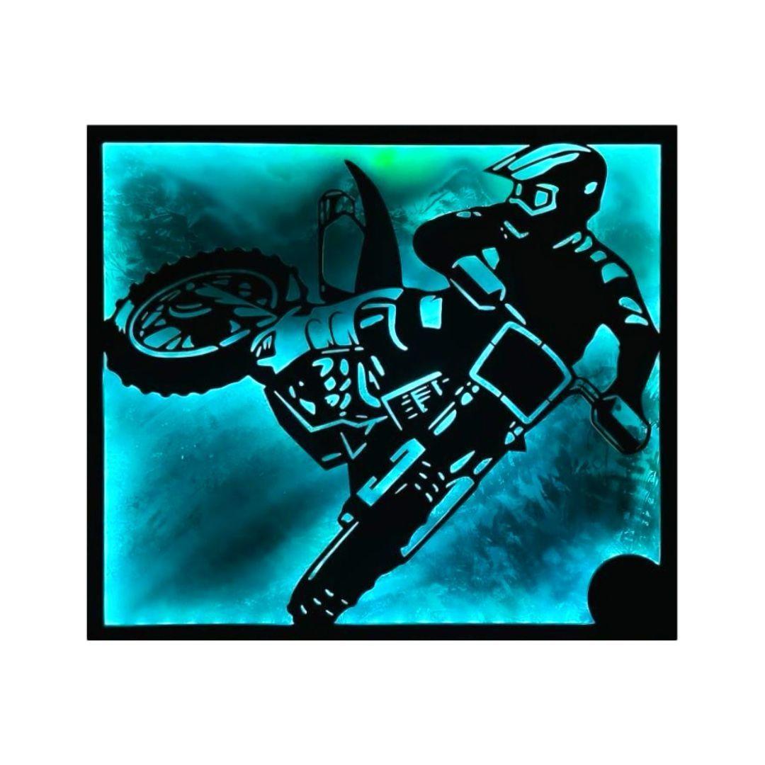 Cuadro Retroiluminado modelo Motocross-5