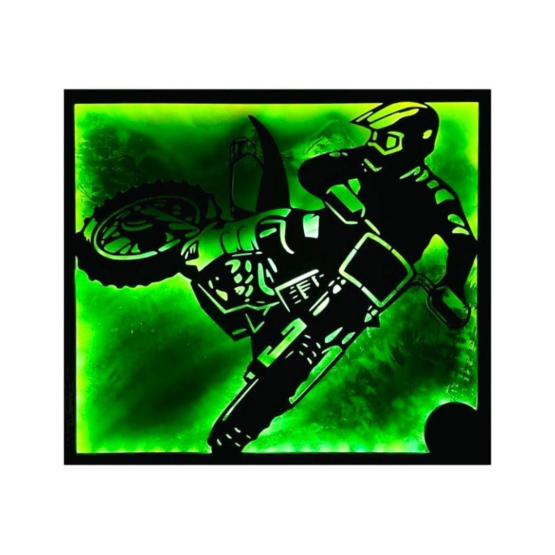 Cuadro Retroiluminado modelo Motocross-6