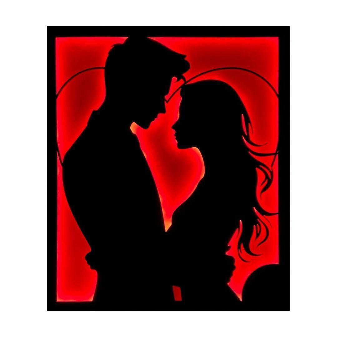 Cuadro Retroiluminado modelo Pareja enamorada-3