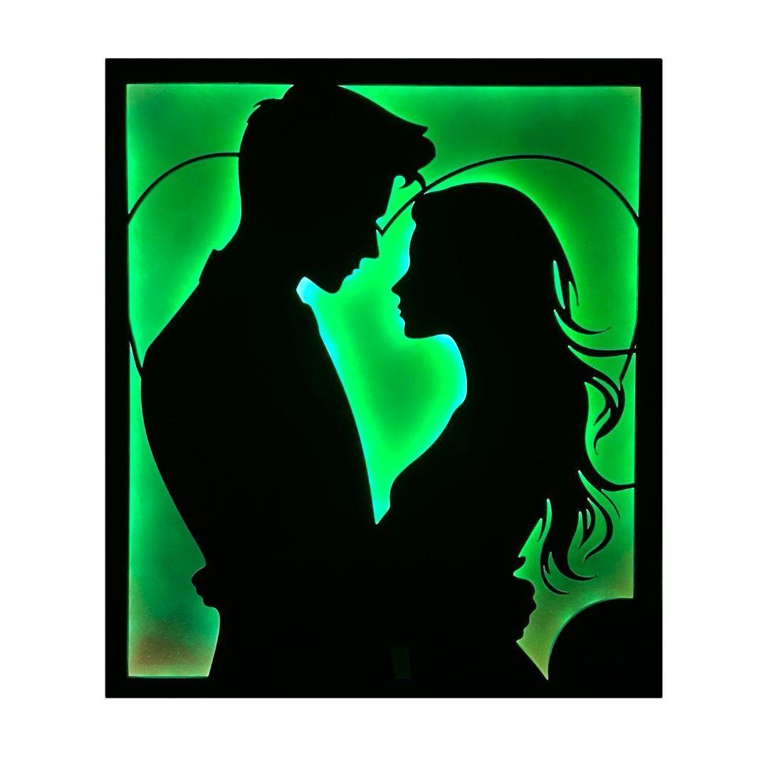 Cuadro Retroiluminado modelo Pareja enamorada-5
