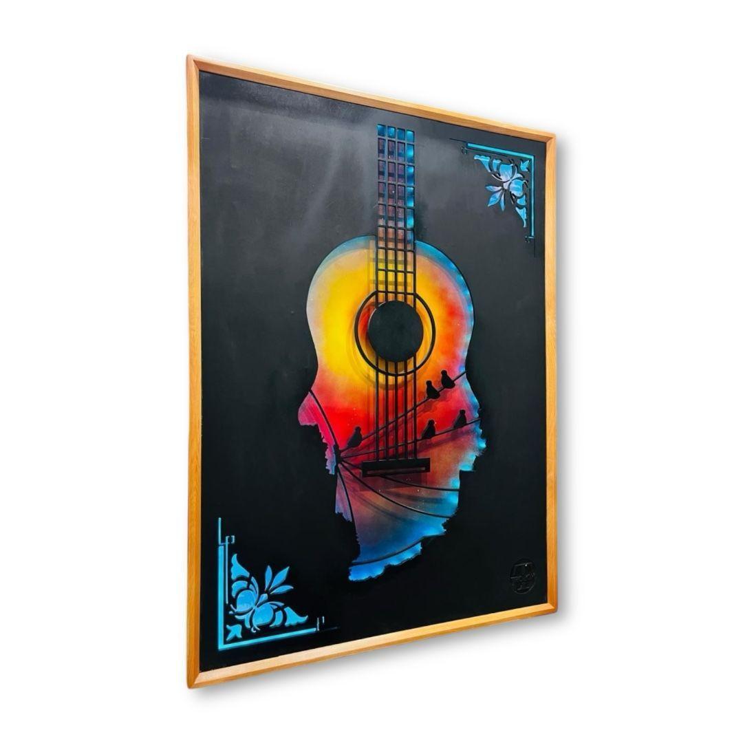 Cuadro Retroiluminado modelo Guitarra-2