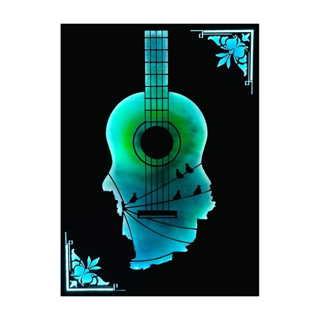 Cuadro Retroiluminado modelo Guitarra-3