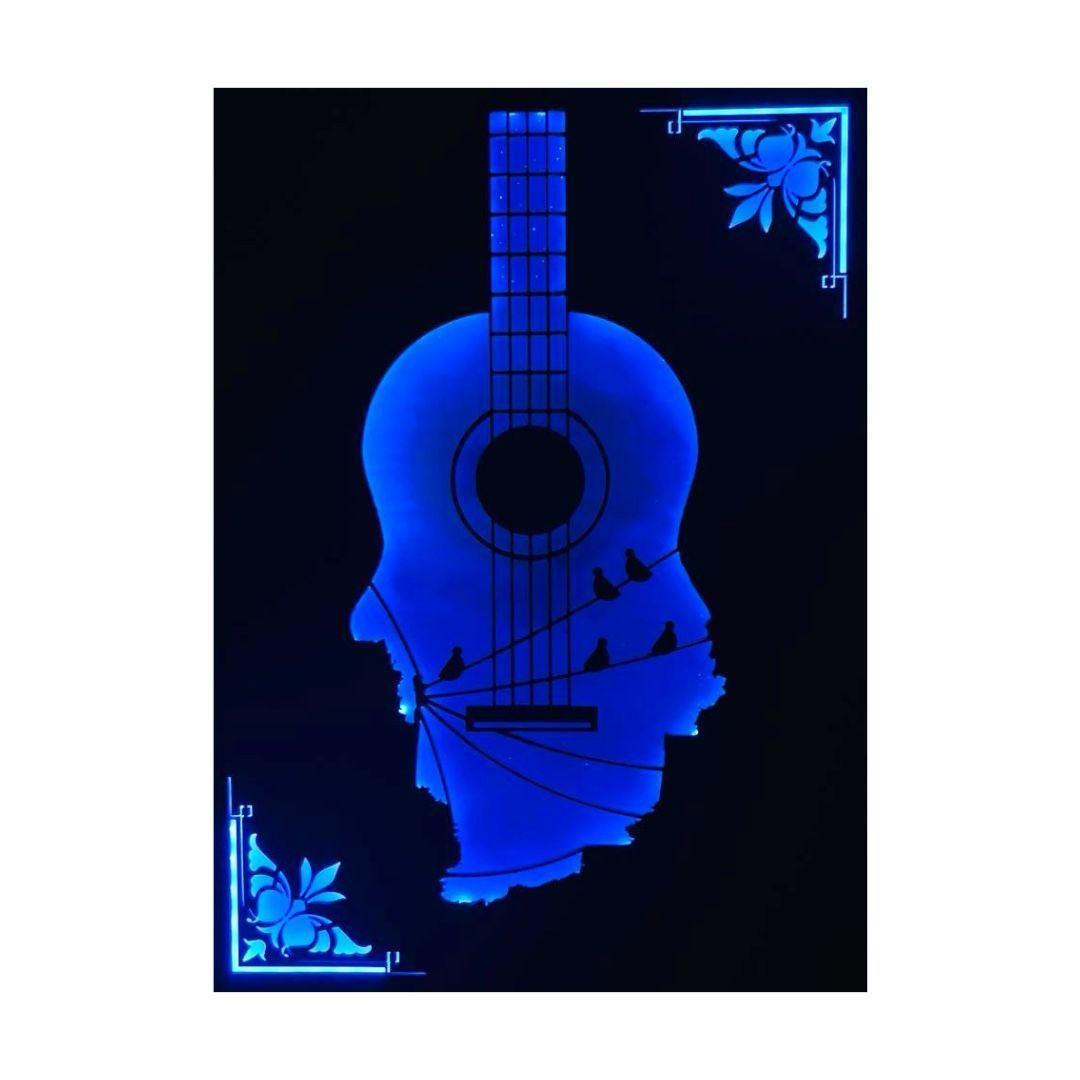 Cuadro Retroiluminado modelo Guitarra-4