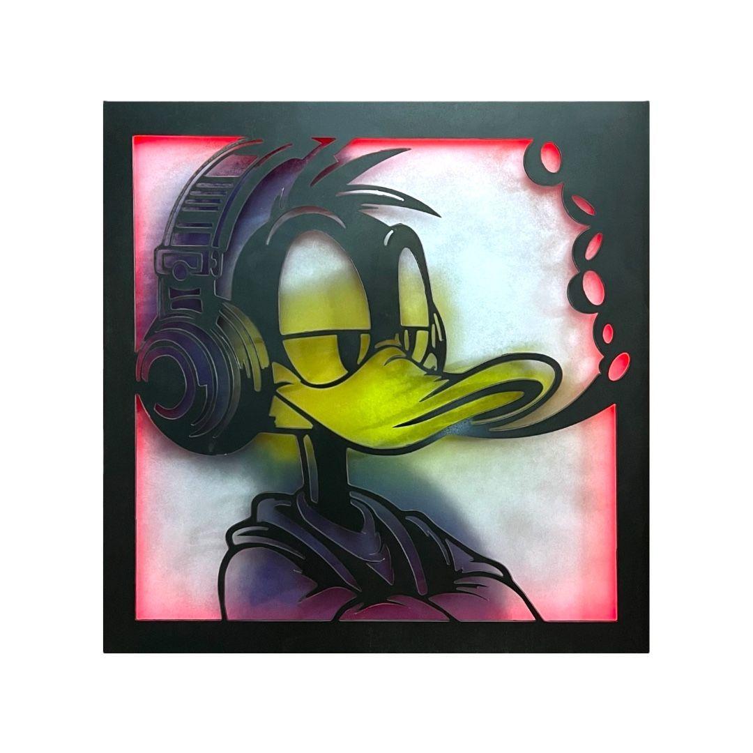 Cuadro Retroiluminado modelo Pato Lucas-3