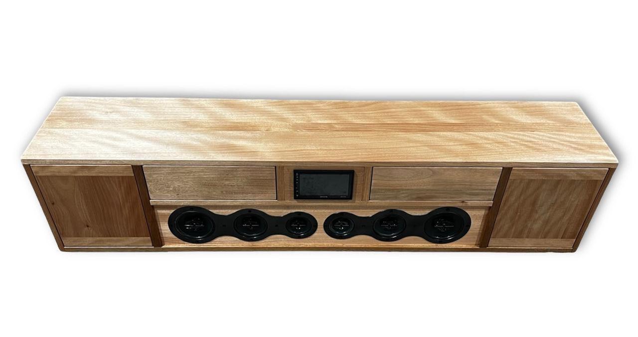 Mueble con sistema de audio incorporado, modelo Infinity 2-3