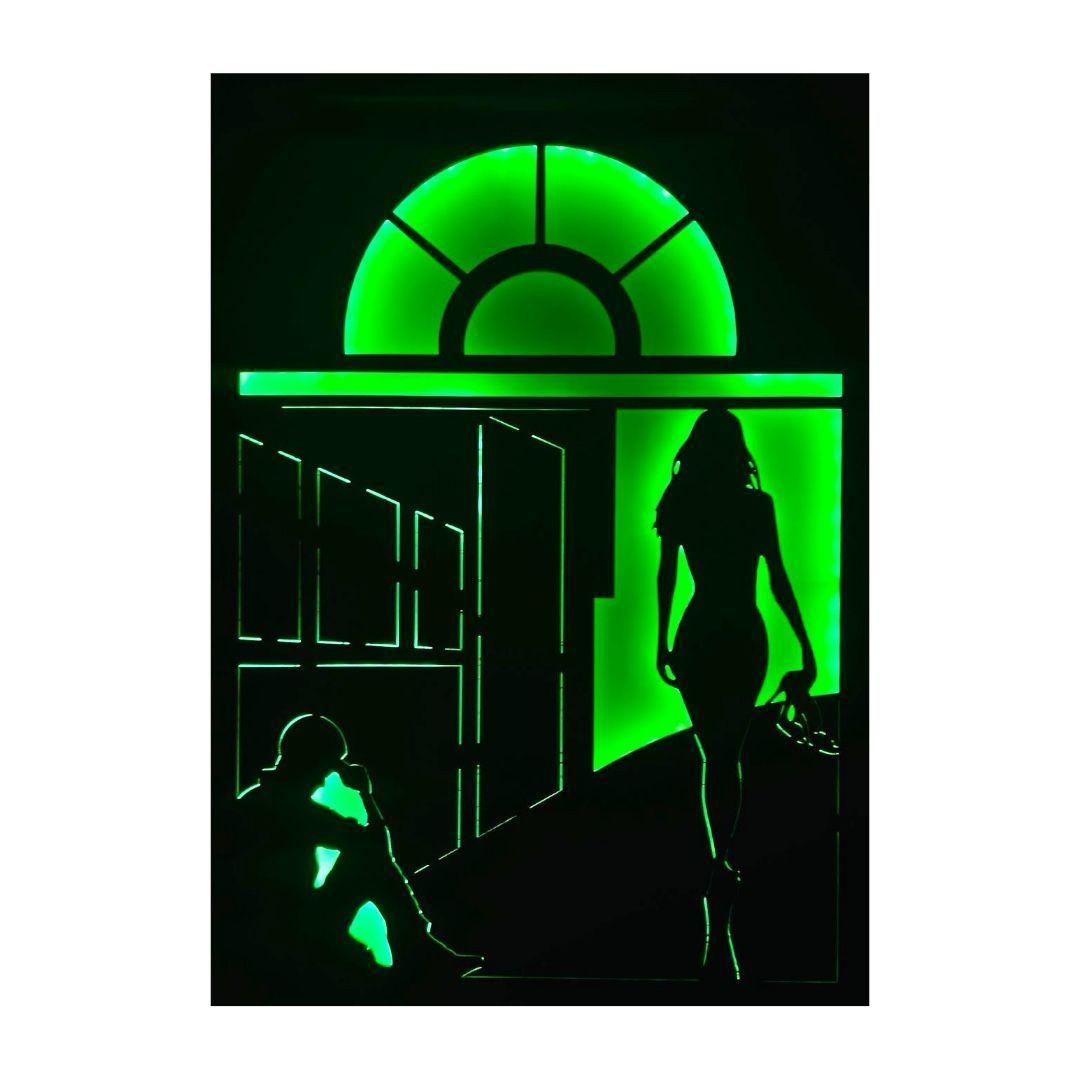 Cuadro Retroiluminado modelo Pareja separada-3