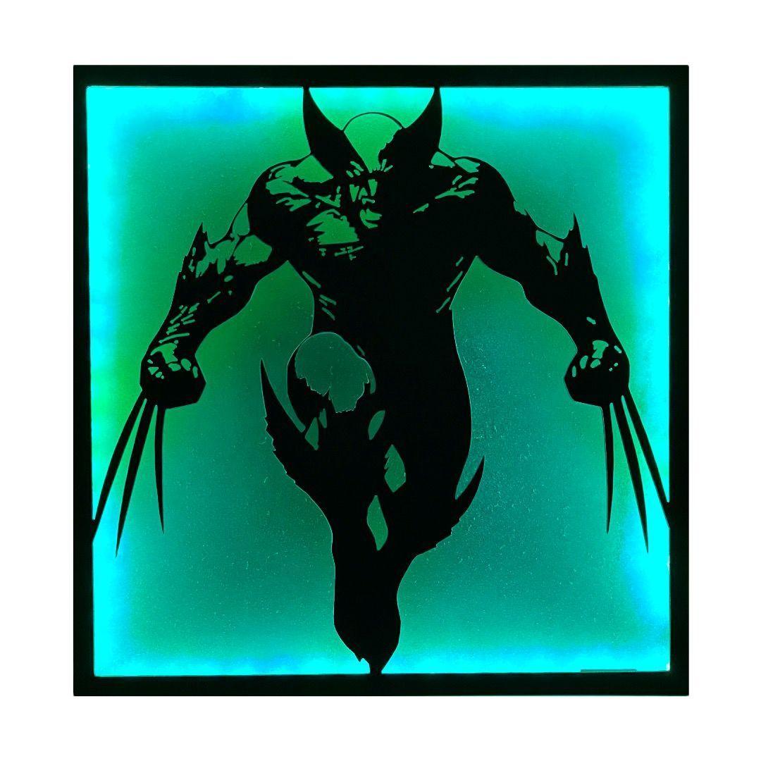 Cuadro Retroiluminado modelo Wolverine 2-3