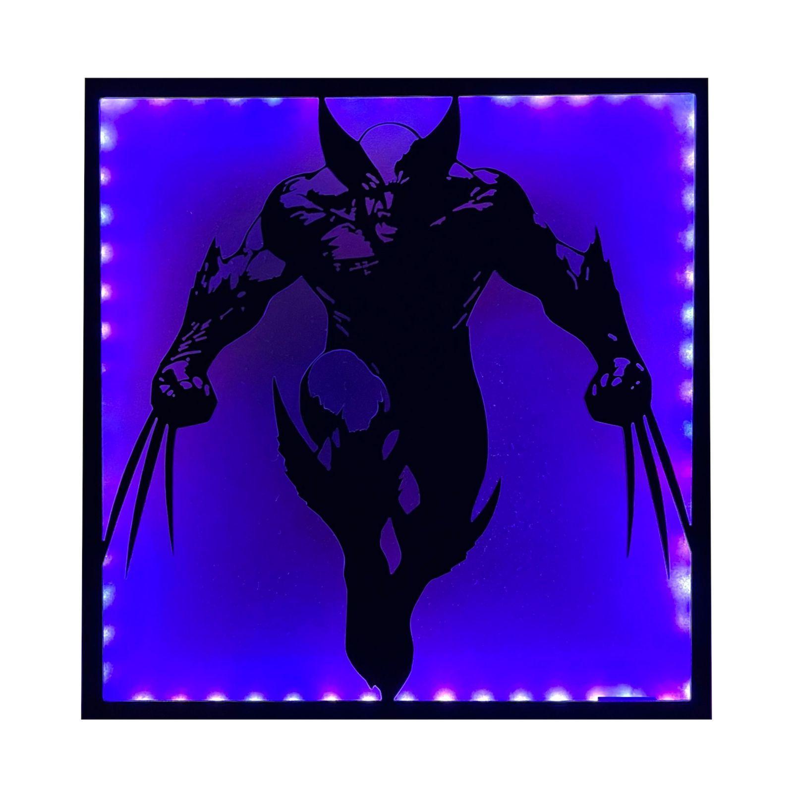 Cuadro Retroiluminado modelo Wolverine 2-4