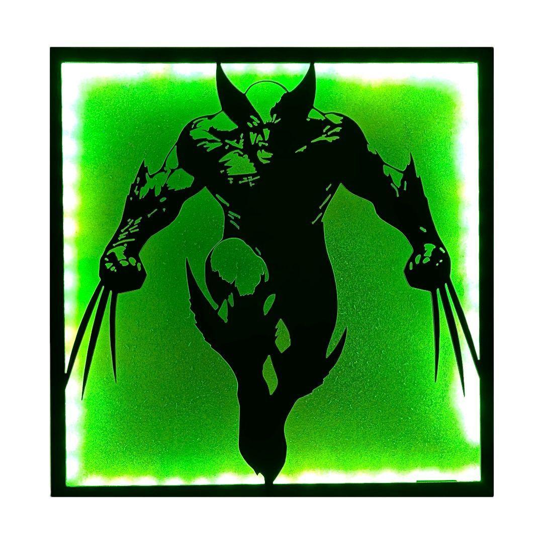 Cuadro Retroiluminado modelo Wolverine 2-5