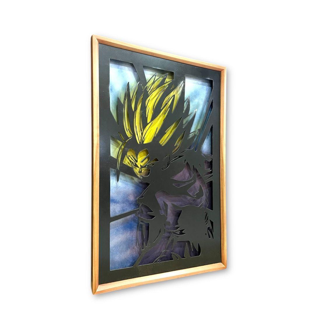 Cuadro Retroiluminado modelo Gohan SSJ2-2