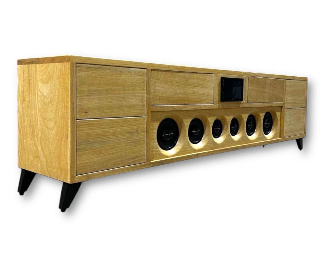 Mueble con sistema de audio incorporado, modelo Infinity-4