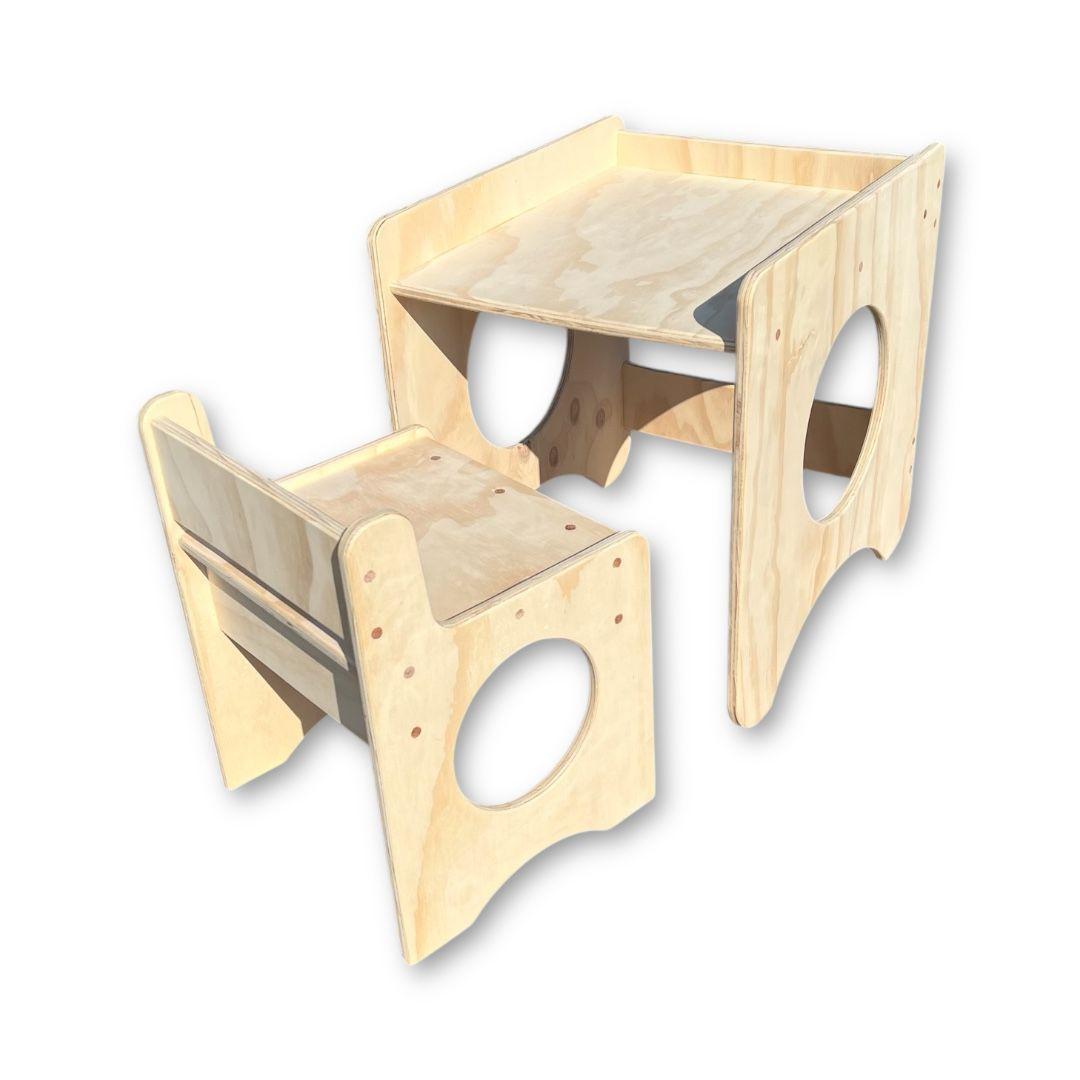 Escritorio infantil con silla modelo Cajoncito-4