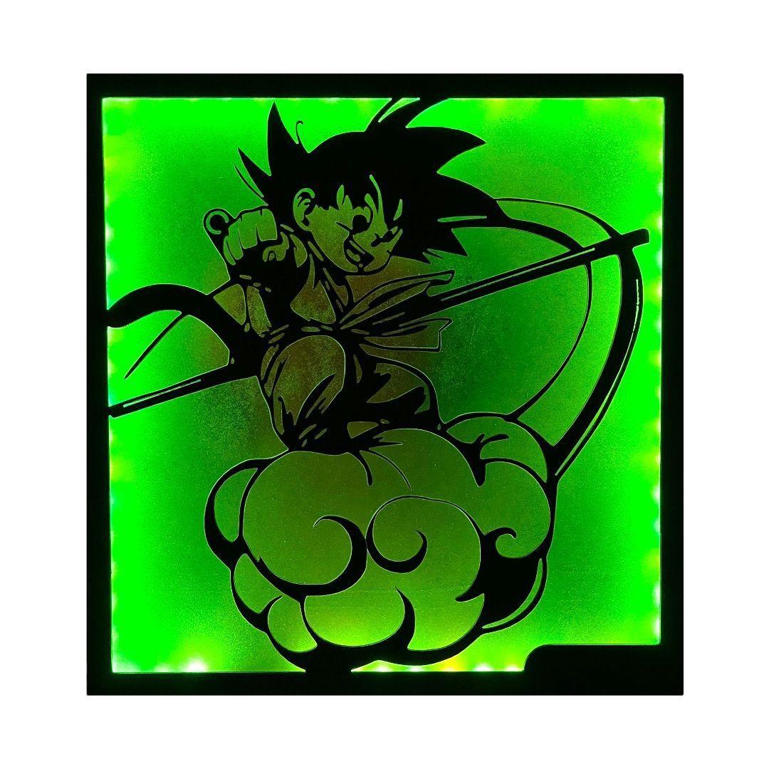 Cuadro Retroiluminado modelo Gokú Nube-3