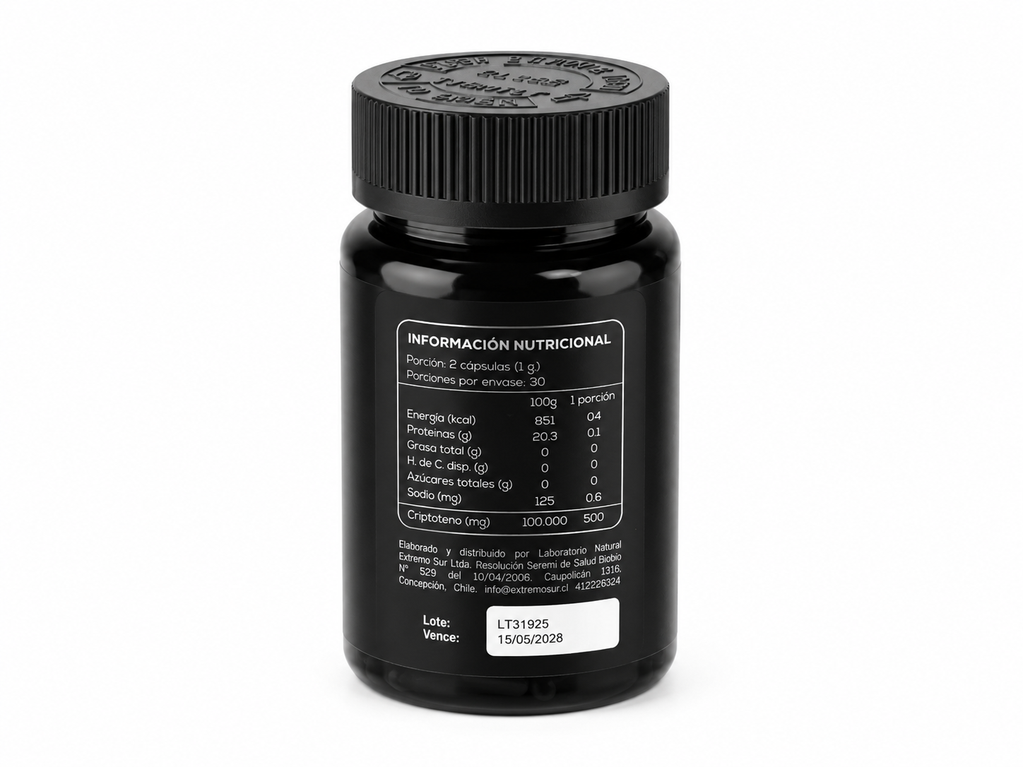 L Triptofano de 60 Capsulas 500MG Extremo Sur Aminoacido-1