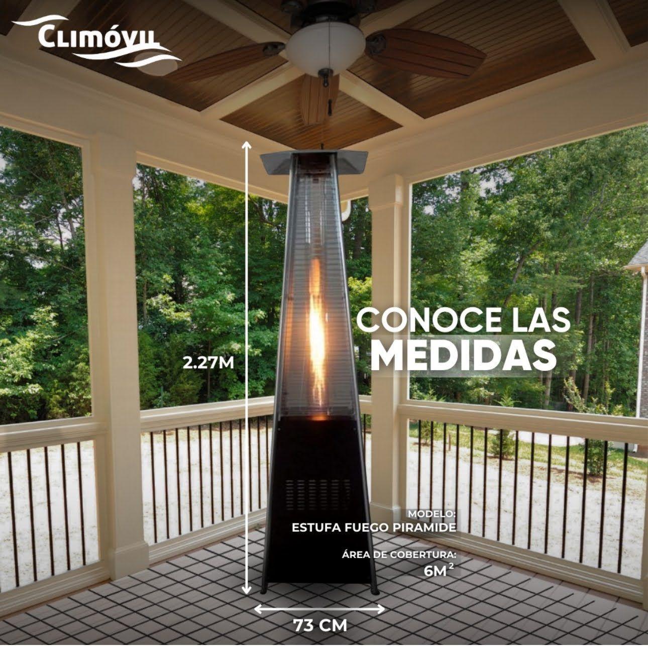 Estufa para Terraza, Modelo Piramide-1