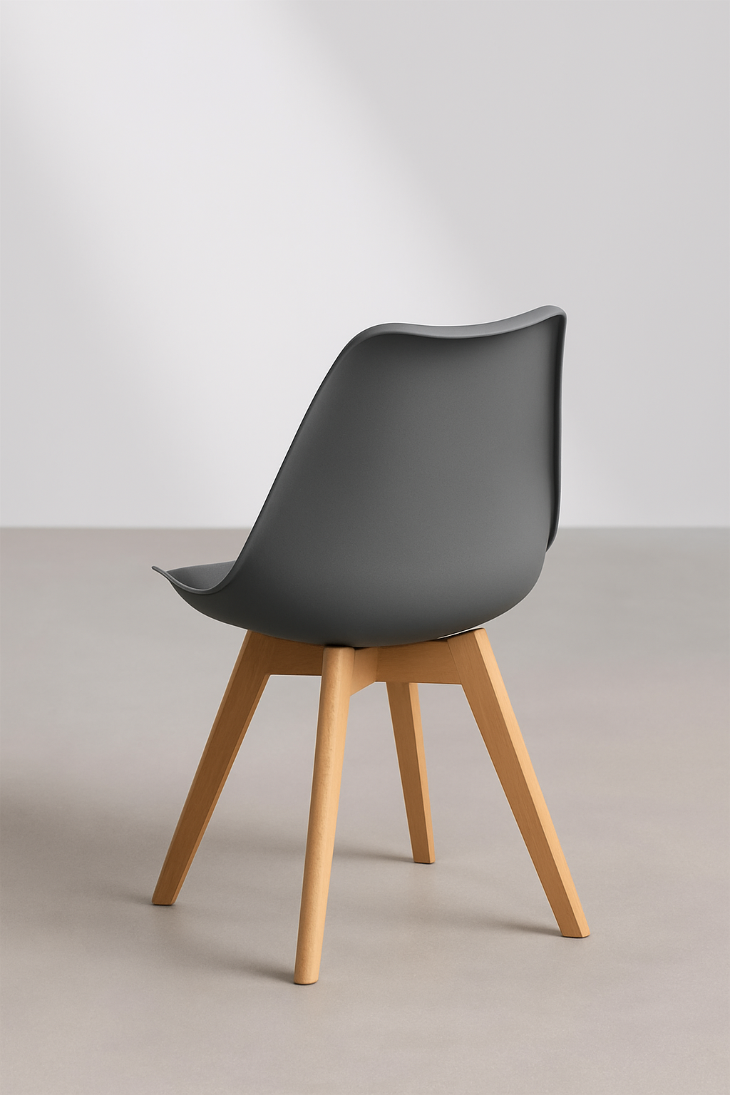 Pack 6 Sillas Eames Acolchada Gris-3