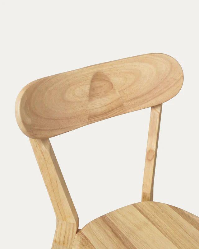 Silla Fresno para Comedor o Terraza de Madera Natural-4