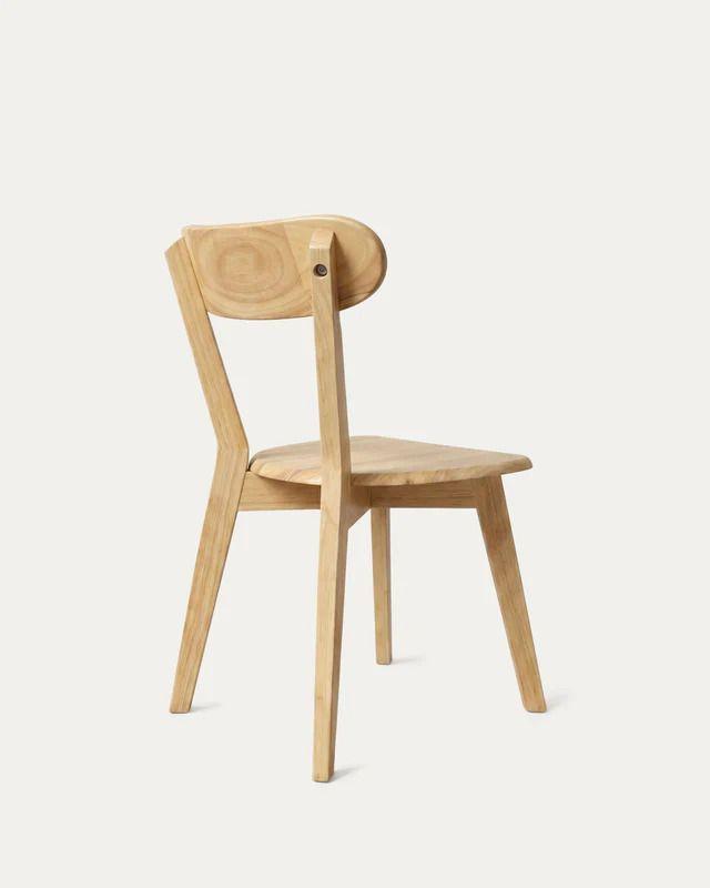Silla Fresno para Comedor o Terraza de Madera Natural-3