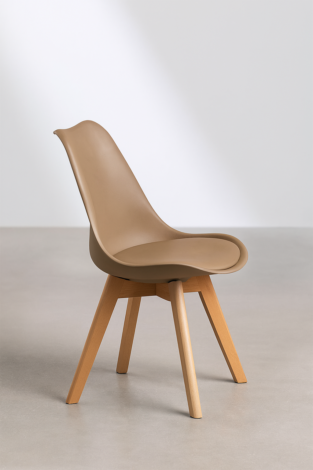 Silla Eames Acolchada Beige-2