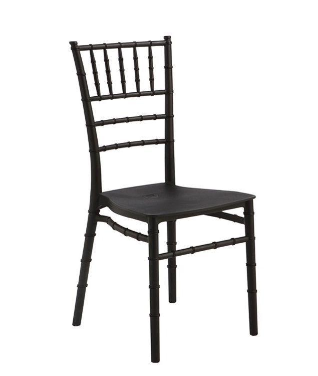 Pack 4 Sillas Chiavari Apilable Para Comedor Terraza Eventos Negras-3