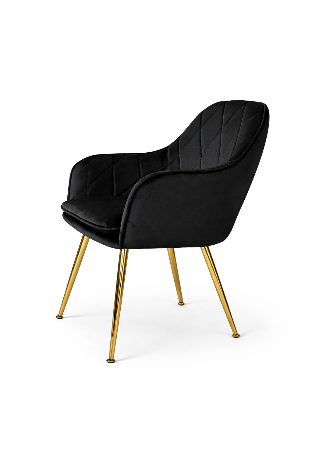 Butaca Sitial Velvet Diamond Negra-2