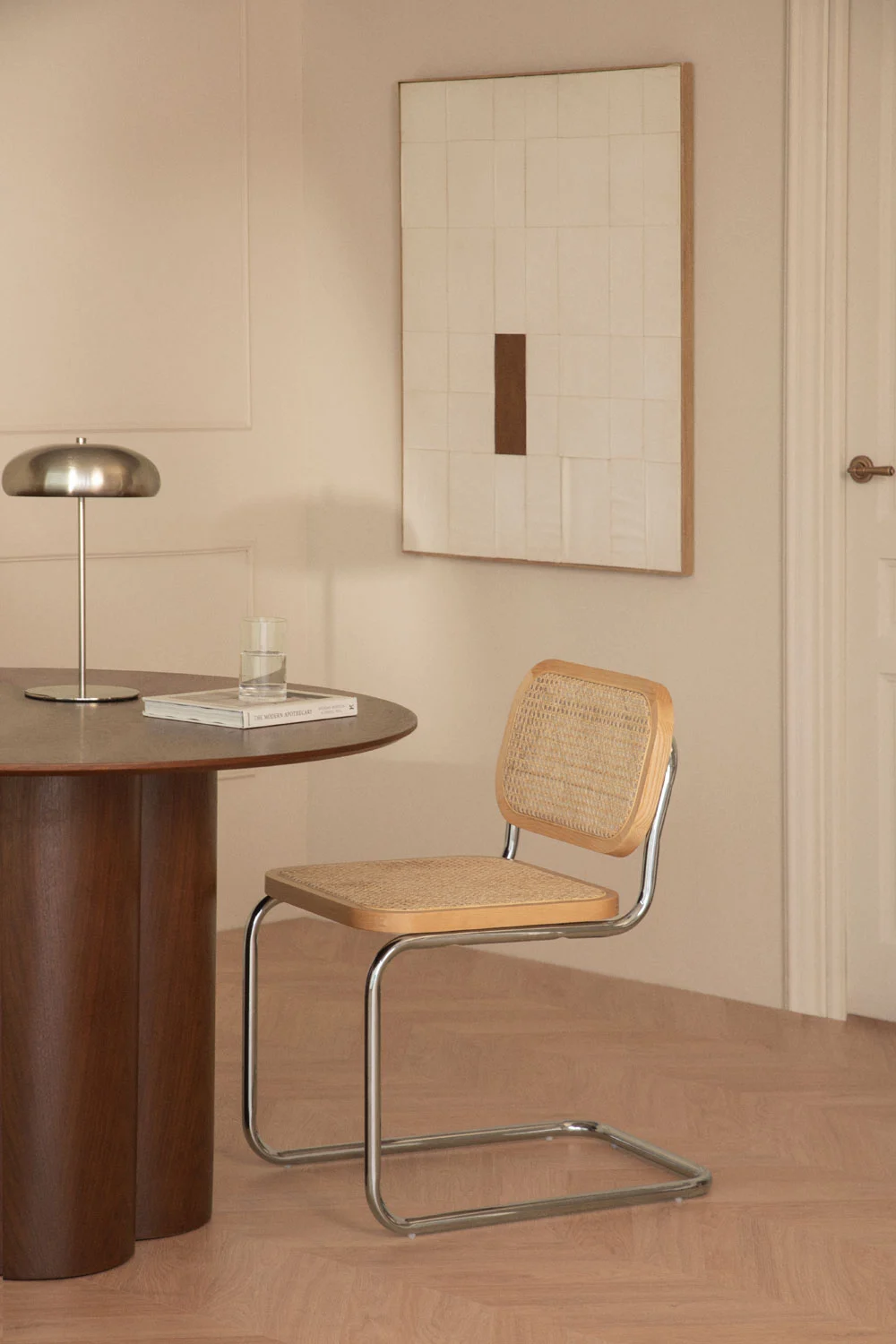 Silla Breuer Natural Madera y Ratán-7