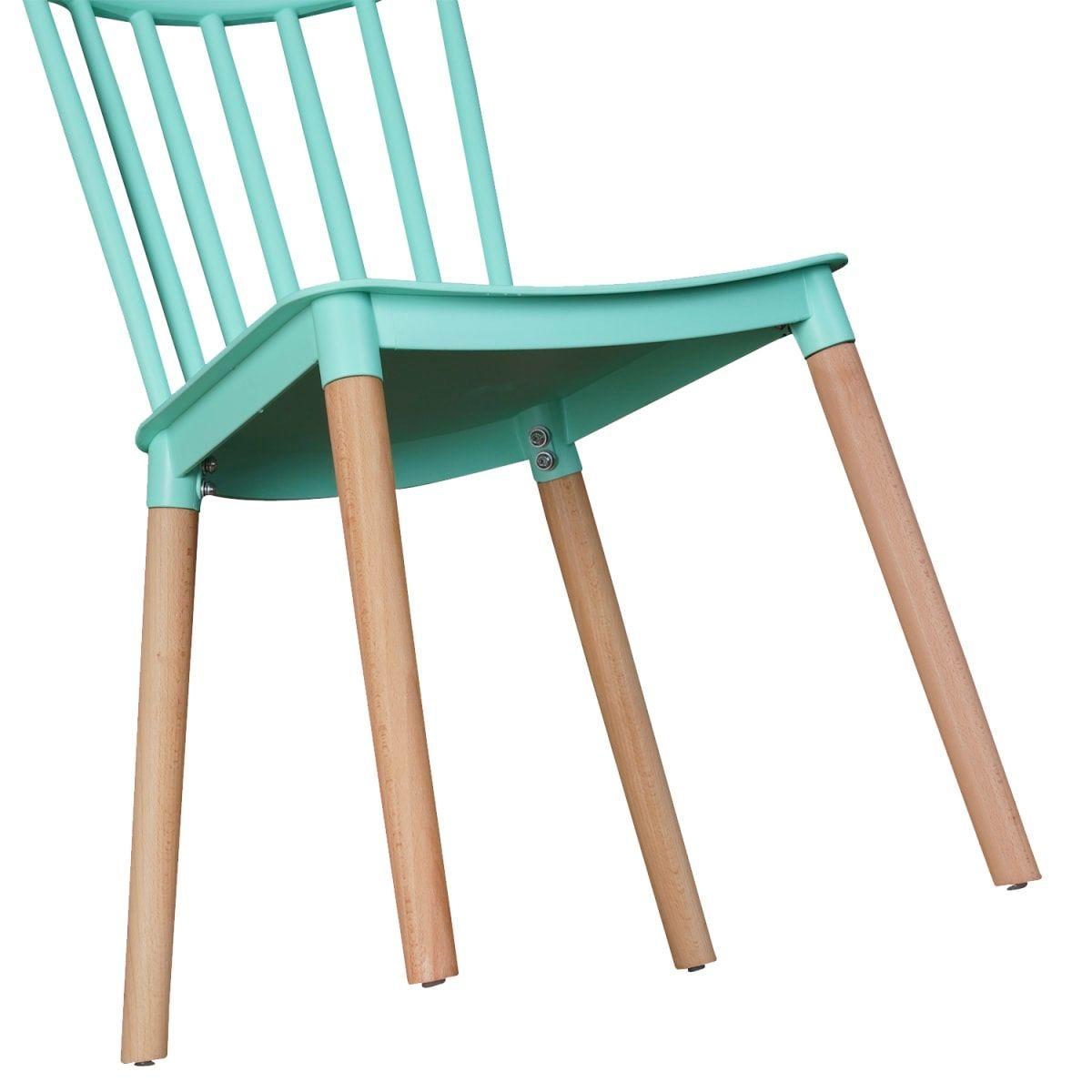 Pack 4 Sillas Windsor para Comedor o Terraza Menta-4