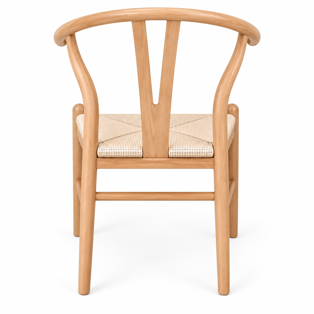 Silla Wishbone Natural para Comedor-1