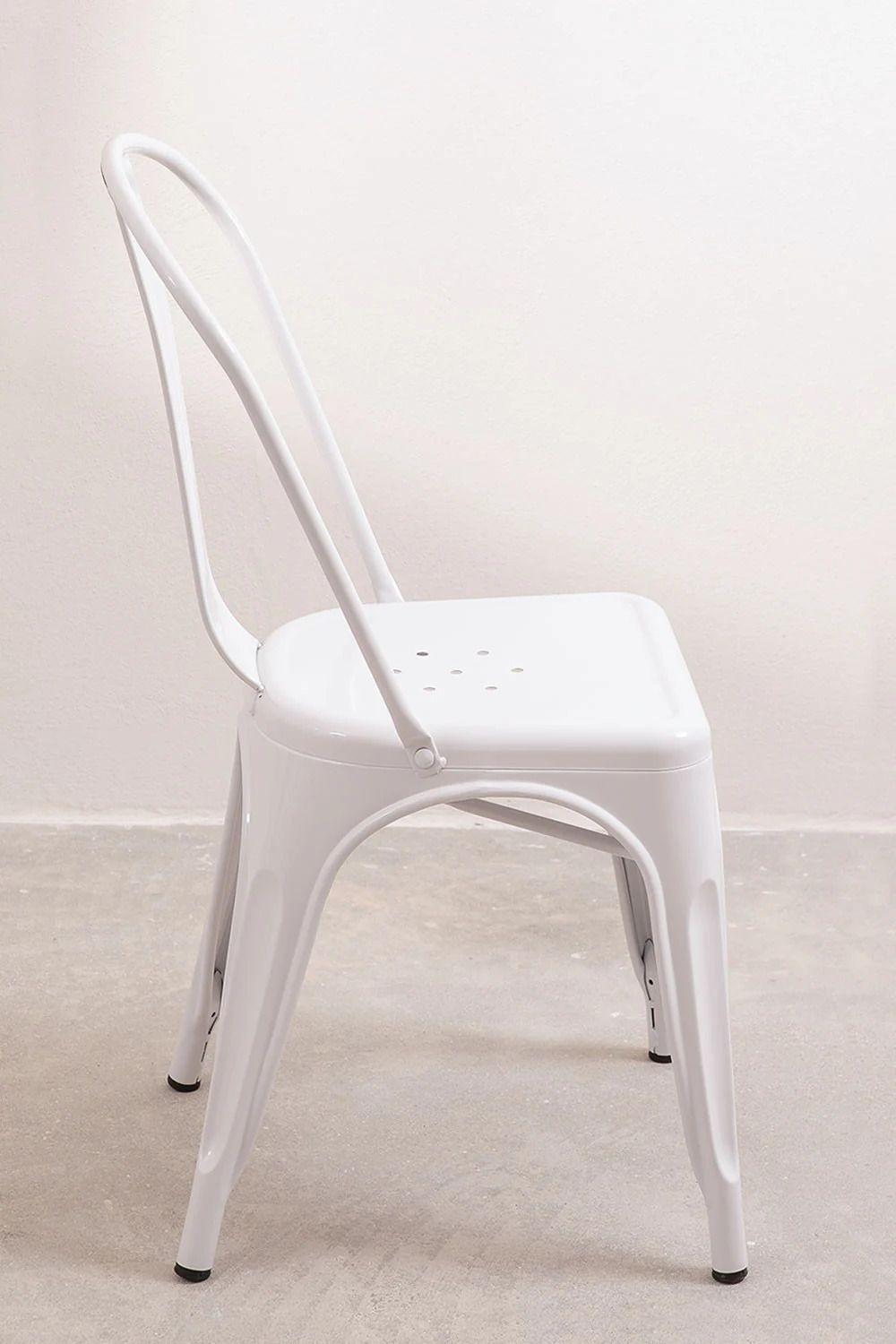 Silla Tolix Color Blanco-2