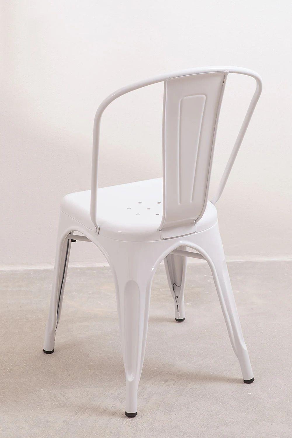 Silla Tolix Color Blanco-3