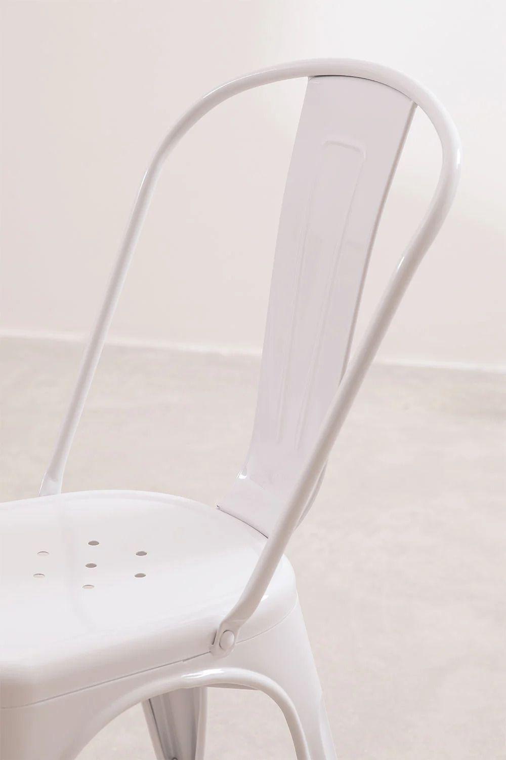 Silla Tolix Color Blanco-4